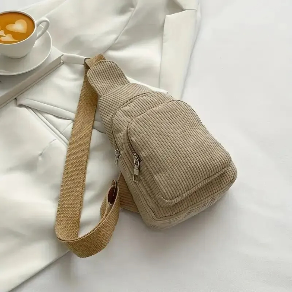 Sling Backpack Shoulder - خمر سروال قصير حقيبة كروسبودي ريترو