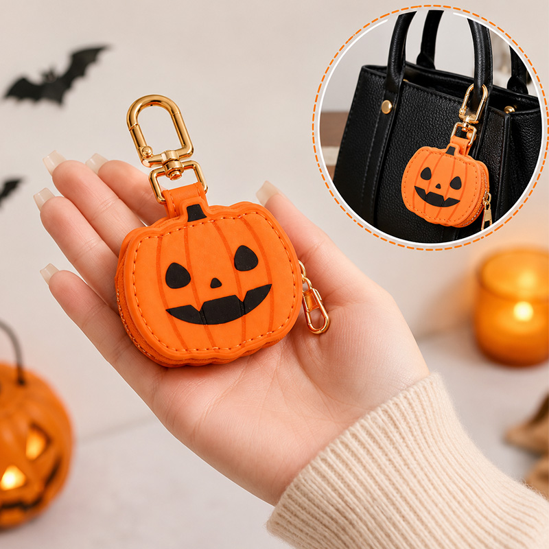 Mini Backpack Purse - حقيبة صغيرة بسحاب لحمل المفاتيح، محفظة