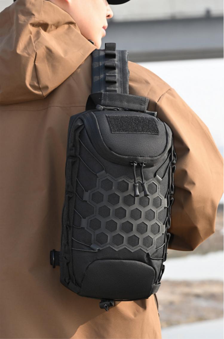 حقيبة صدر تكتيكية جديدة من هوم - مراجعة Sling Backpack Shoulder وسعره