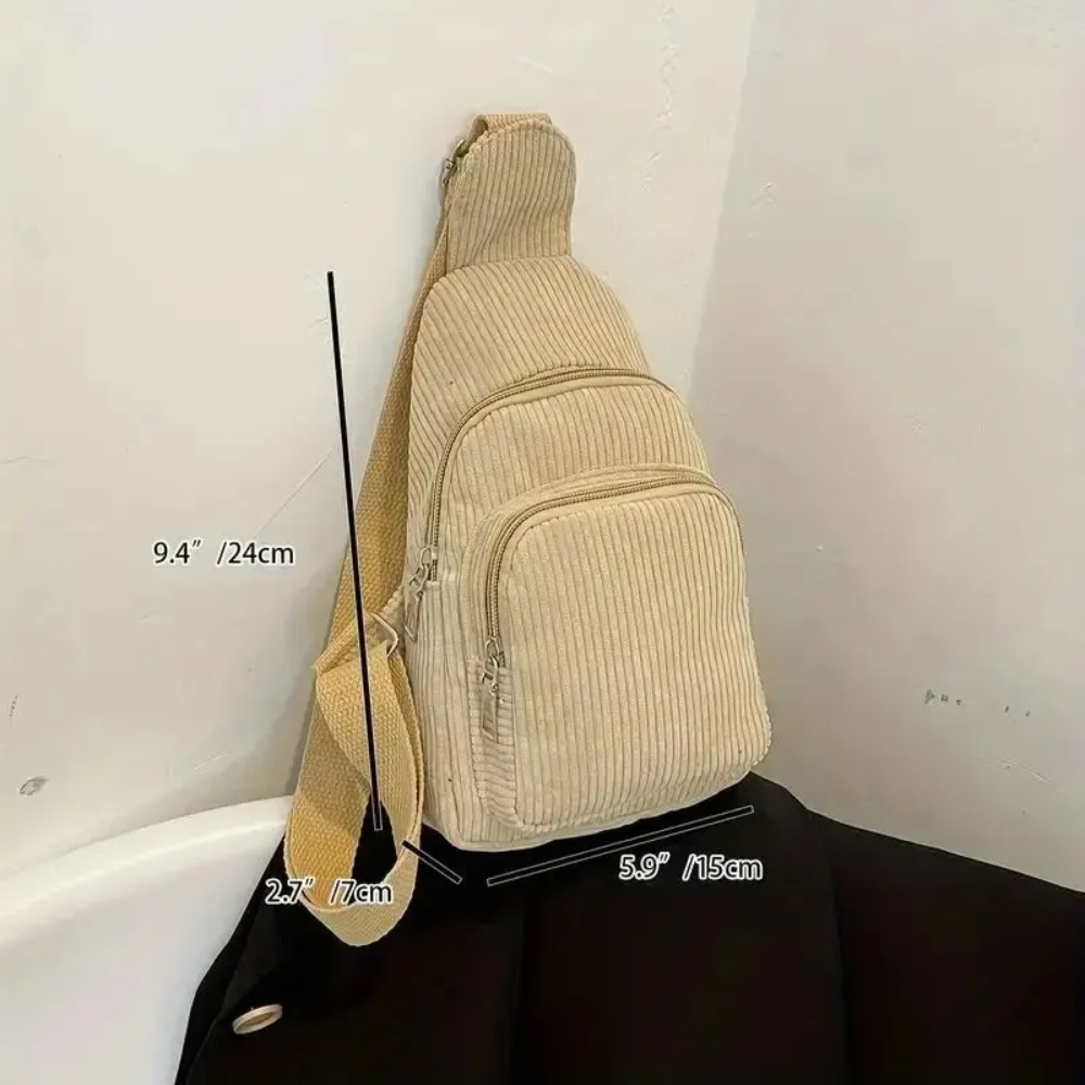 خمر سروال قصير حقيبة كروسبودي  - مراجعة Sling Backpack Shoulder وسعره