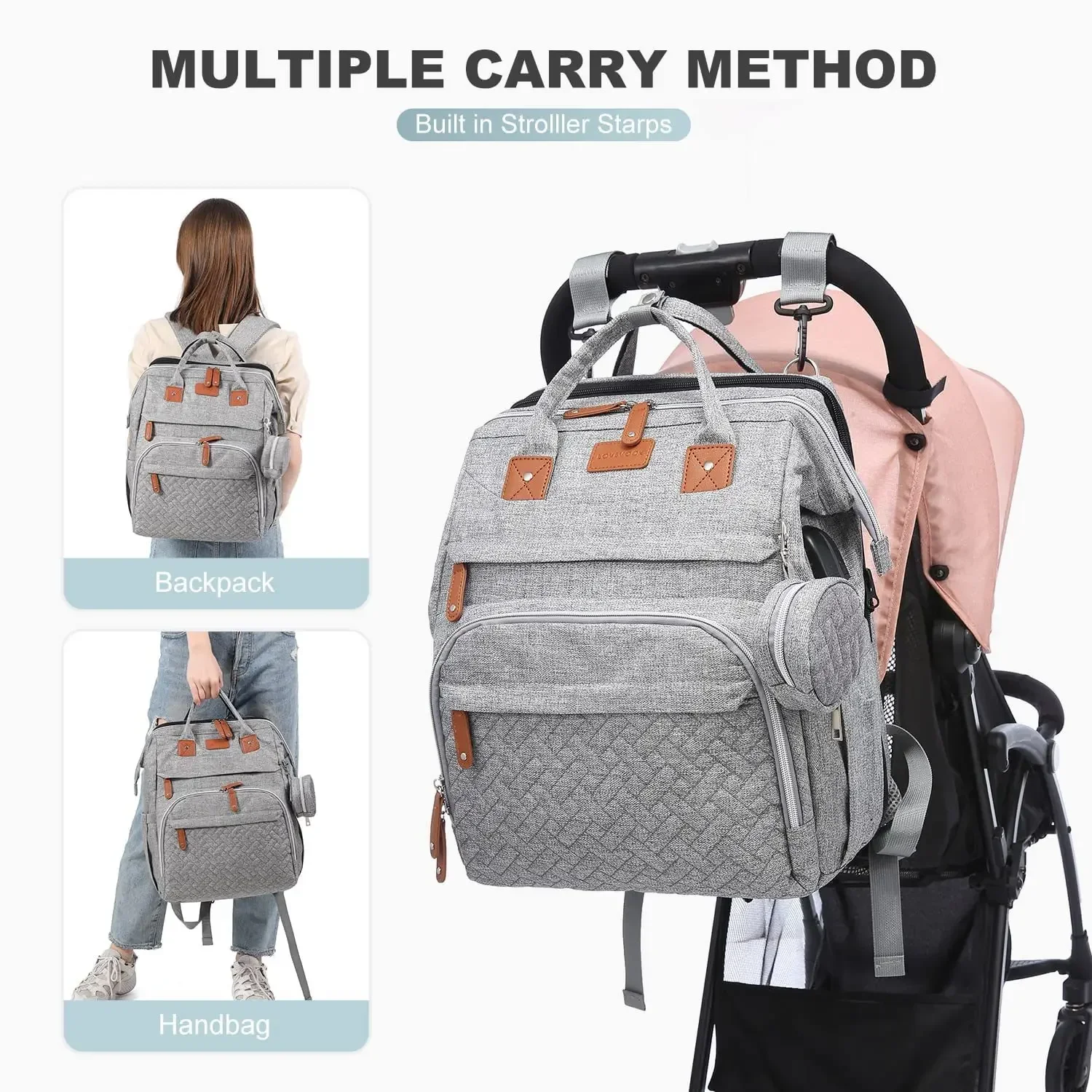 جديد أكياس تغيير الحفاضات الطف - مراجعة Backpack Diaper Bag وسعره