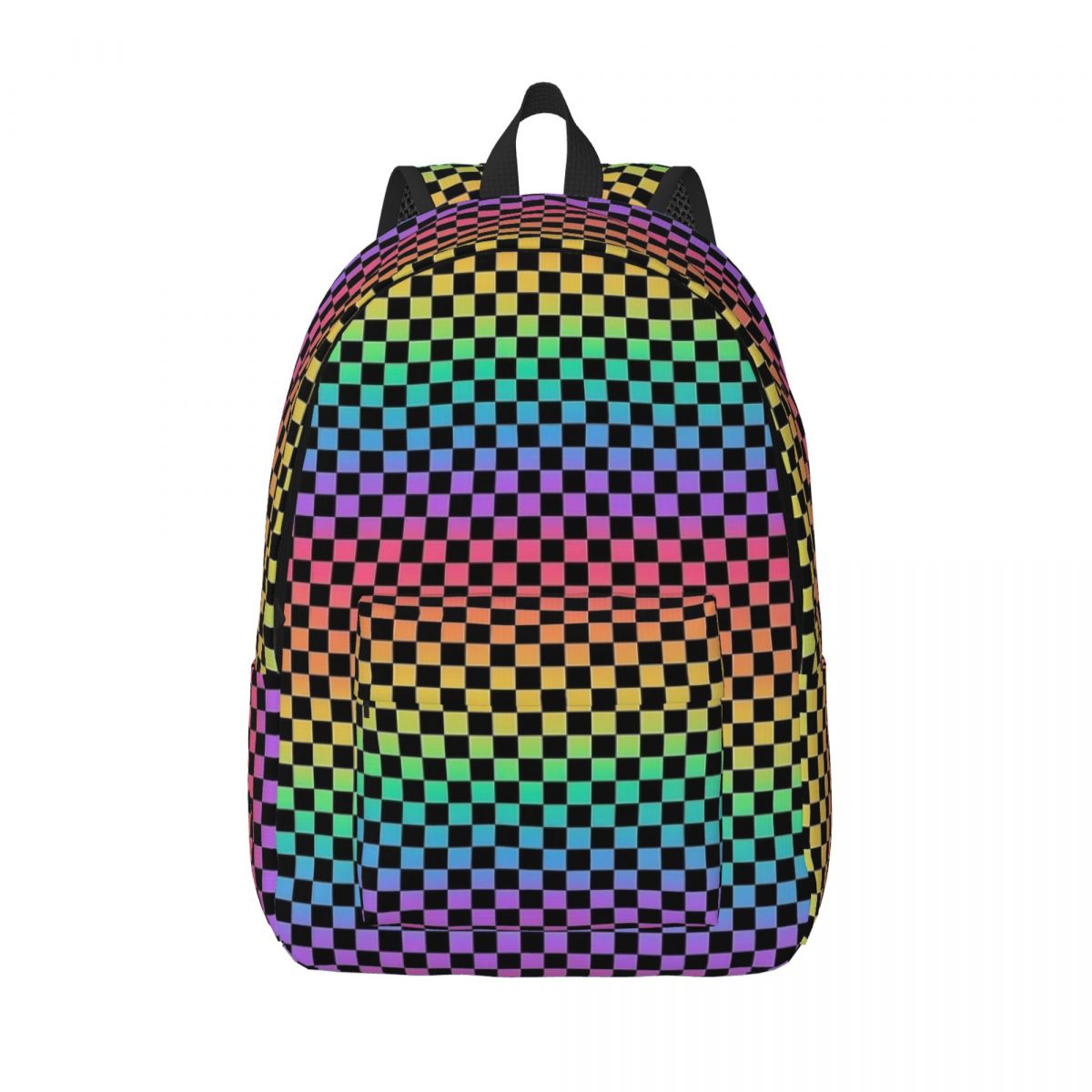 حقيبة ظهر بألوان قوس قزح وسودا - مراجعة Canvas Backpack Casual وسعره