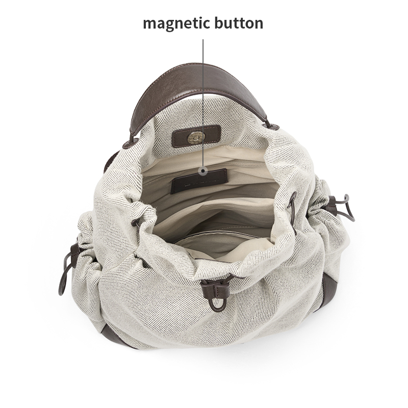 LA FESTIN العلامة التجارية الأ - مراجعة Canvas Backpack Casual وسعره