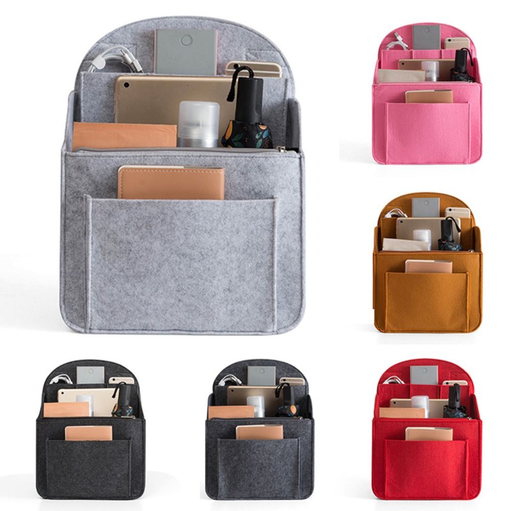 حقيبة تنظيم المكياج من اللباد  - مراجعة Backpack Insert Organizer وسعره