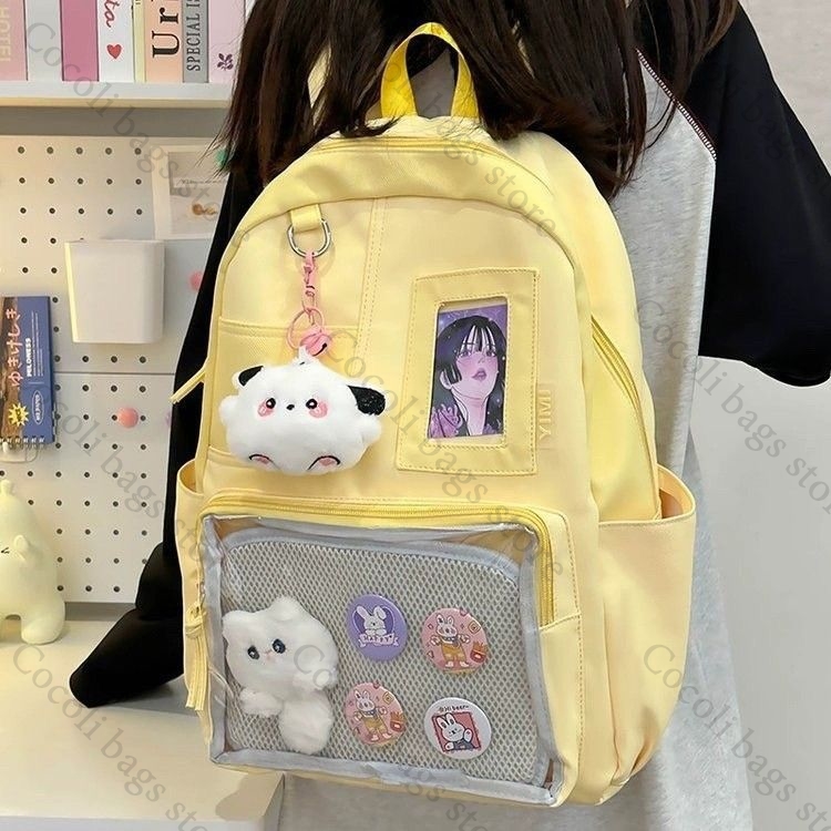 حقيبة ظهر بلون واحد بألوان الح - مراجعة Canvas Backpack Casual وسعره
