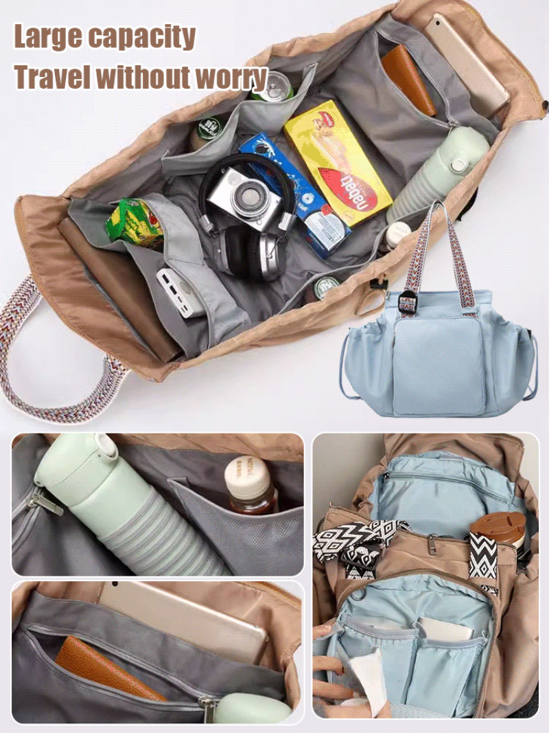 حقيبة ظهر نسائية متعددة الوظائ - مراجعة Backpack Diaper Bag وسعره